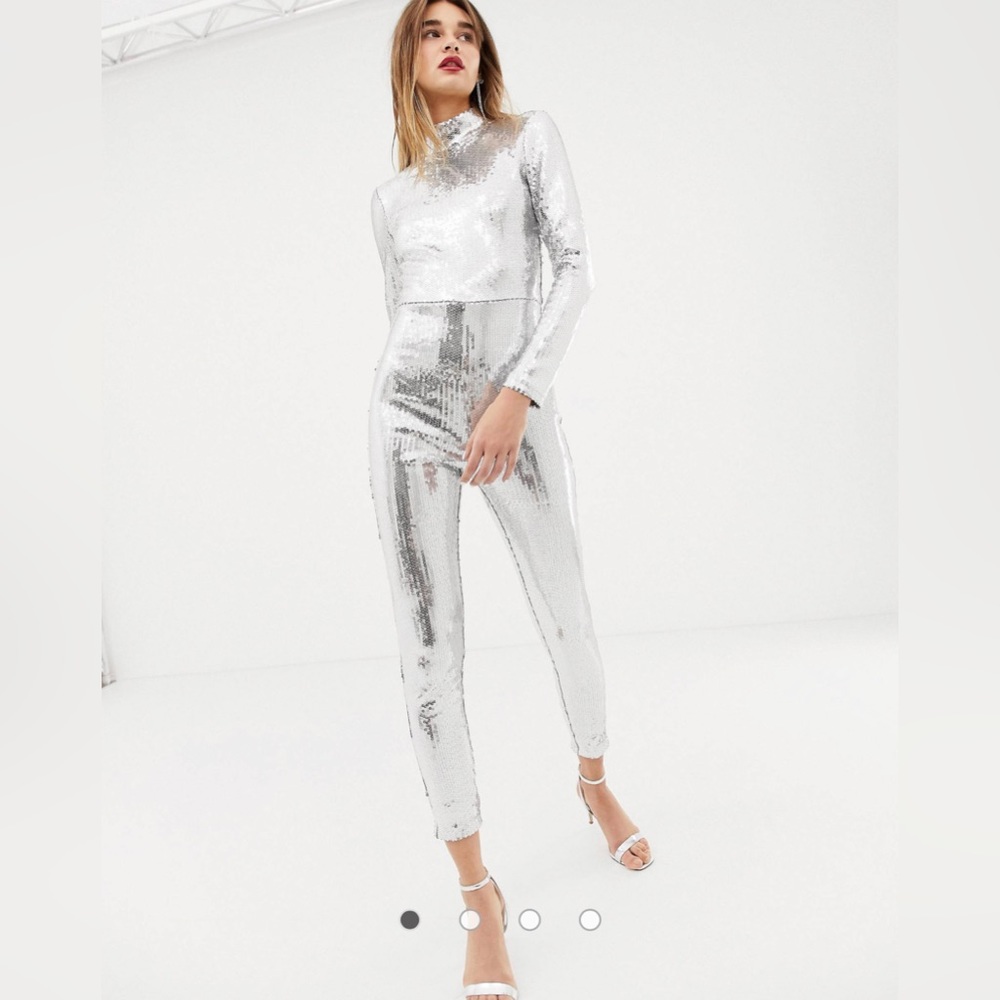 ASHISH X WAREHOUSE sequin catsuit